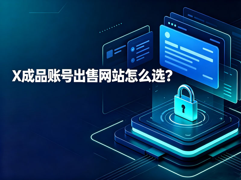推特X成品账号出售网站怎么选? 推特X成品账号出售网站怎么选?