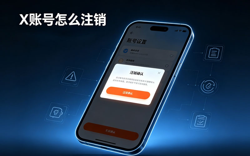X账号怎么注销？手机端和网页版删除账号完整教程